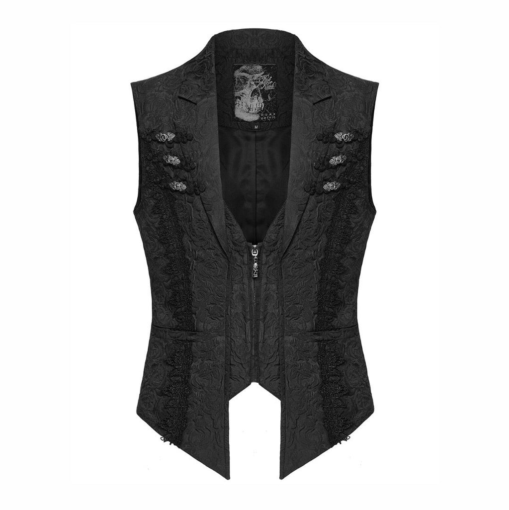 Rose Appliqué Fancy Waistcoat