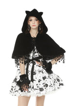 Star Hooded Cat Ear Capelet