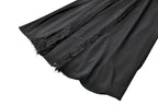 Panel Split Floral Net Maxi Skirt