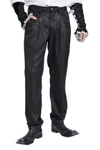 Lightly Patterned Formal Trousers