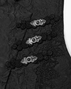 Rose Appliqué Fancy Waistcoat