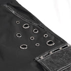 Punk Studded Cuffed Trousers