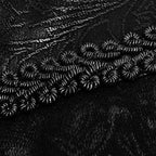 Victorian Button Leather Design Trousers