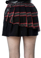 Tartan Belt Bag Mini Skirt