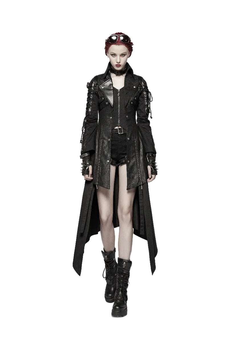 Ladies Black Dystopian Jacket