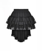 Ruffle Detachable Tail Mini Skirt