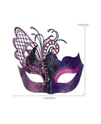 Purple Butterfly Masquerade Mask