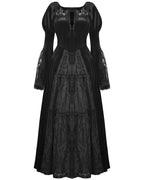 Velvet Lace Detailed Maxi Dress