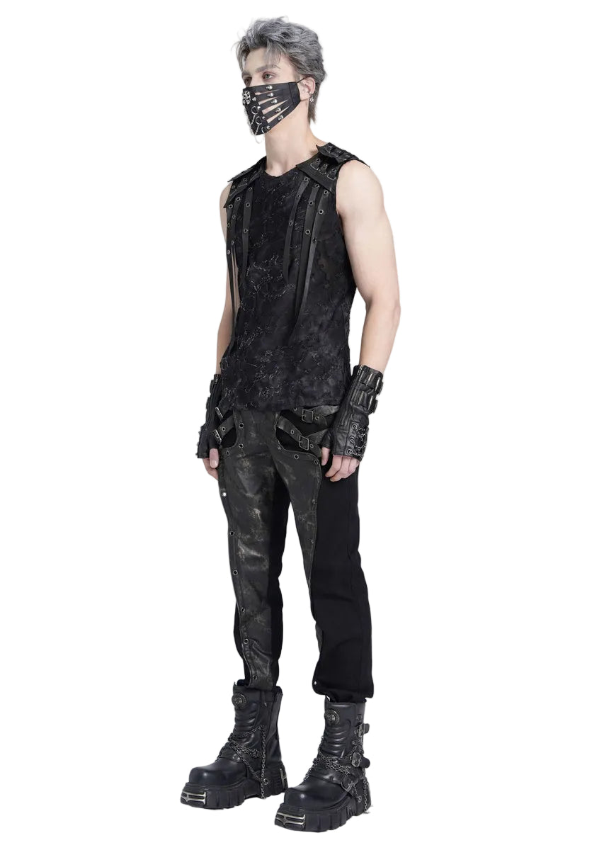 Punk Strap Sleeveless Top