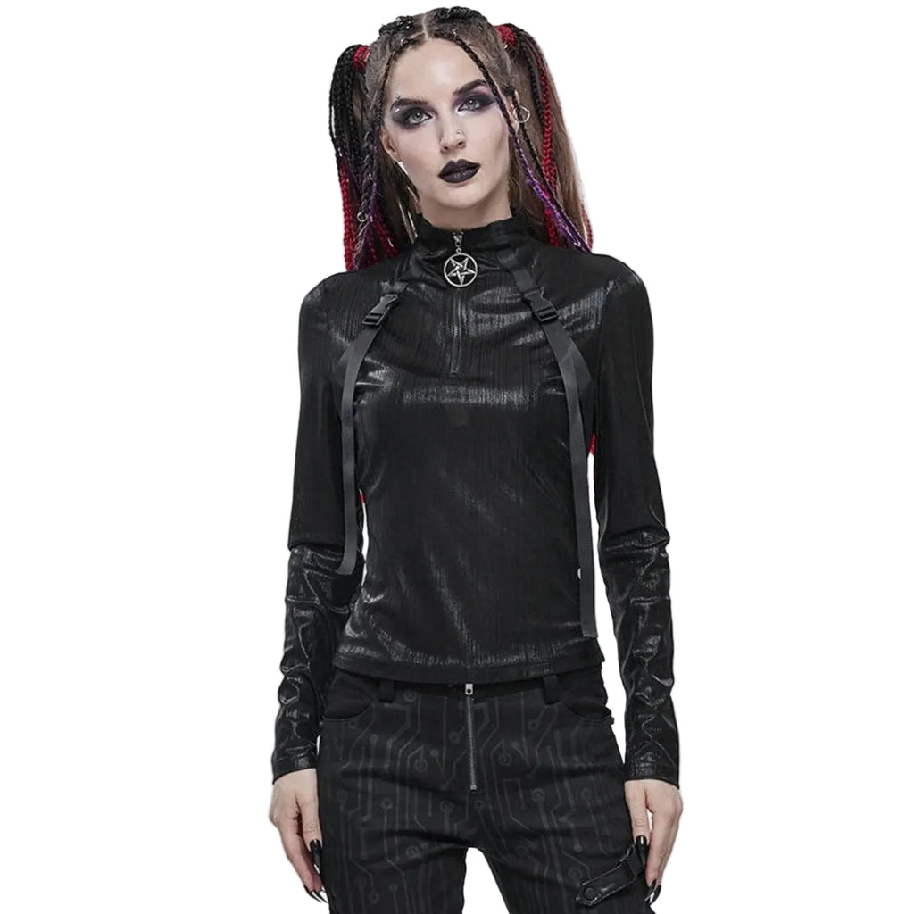 Cyberpunk High Neck Top