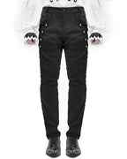 Formal Side Button Lace Up Trouser
