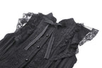 Frilly Sleeveless Doll Shirt Dress