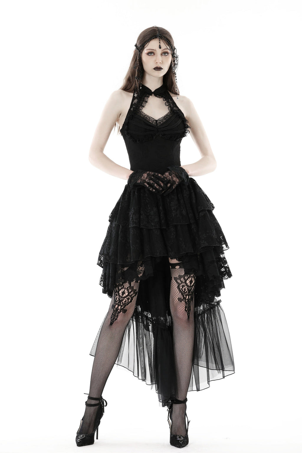 Halter Neck Cutout Cocktail Dress