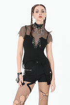 Punk Thigh Strap Shorts
