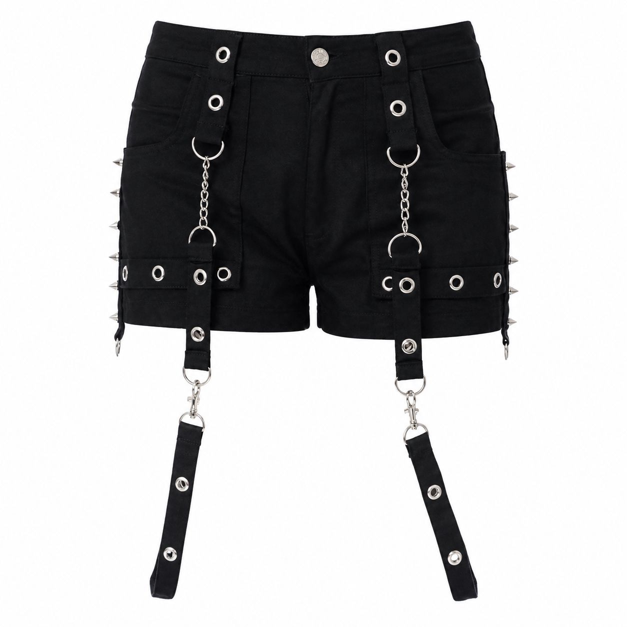 Clipped Eyelet Sabel Shorts