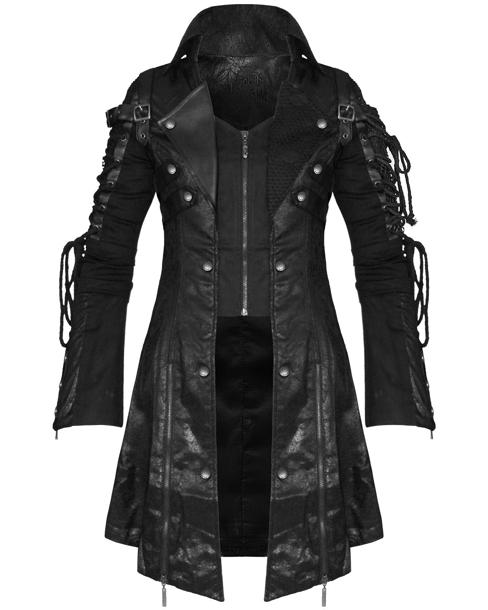 Mens Black Dystopian Jacket