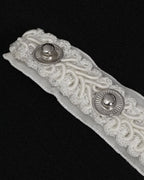 Diamond Shape White Cravat