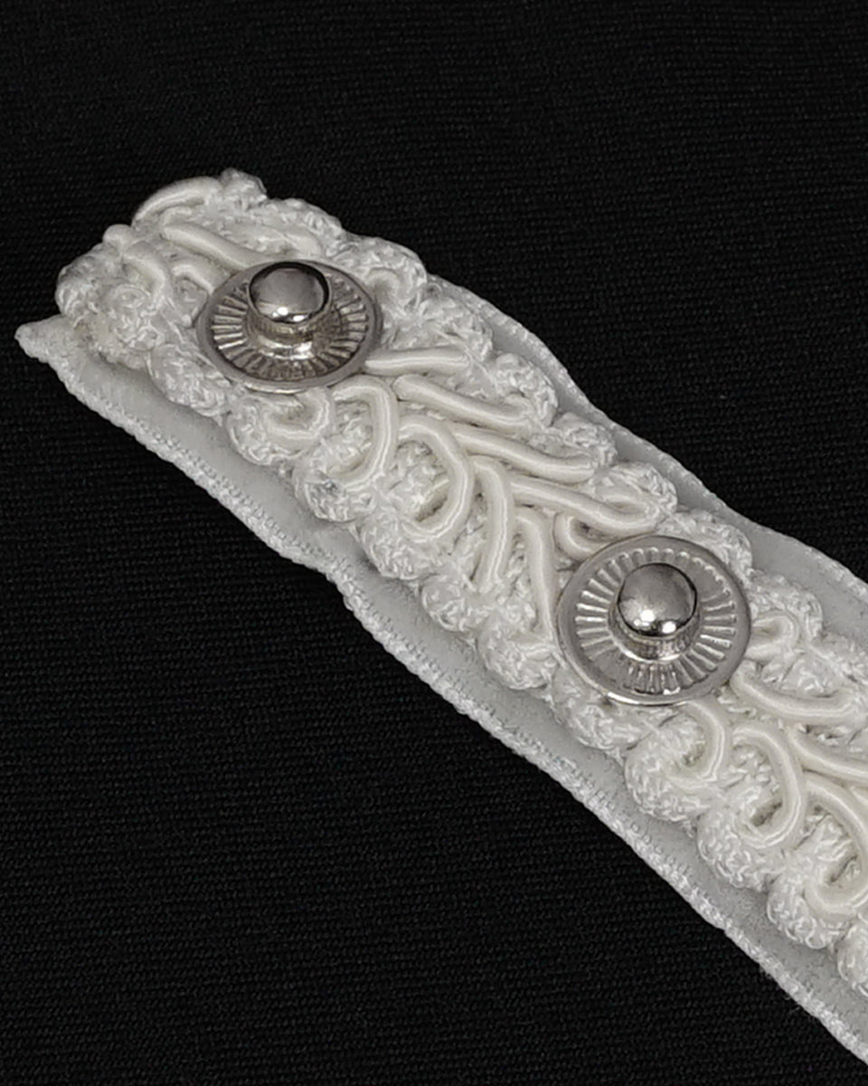 Diamond Shape White Cravat