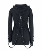 Skeleton Kiss Detachable Strap Hoody