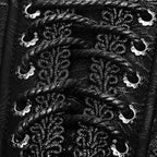 Victorian Button Leather Design Trousers