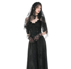 Fringe Patterned Net Veil