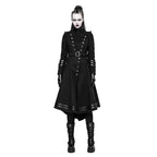 Women’s Military Uniform Belt Long Coat