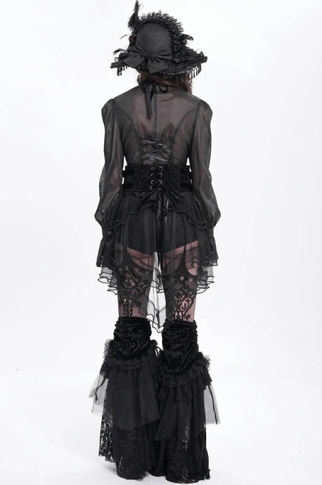 Unisex Crucifix Chained Gothic Corset Belt