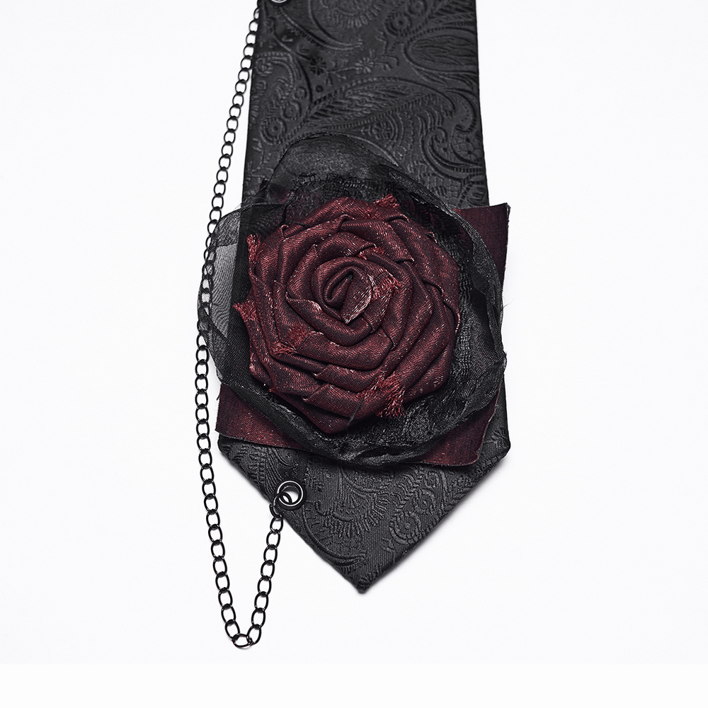 Gothic Rose Tie