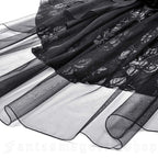 Hi-Lo Net Lace Tail Skirt