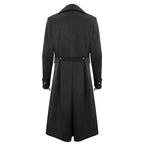 Stylish Crucifix Zip Trench Coat