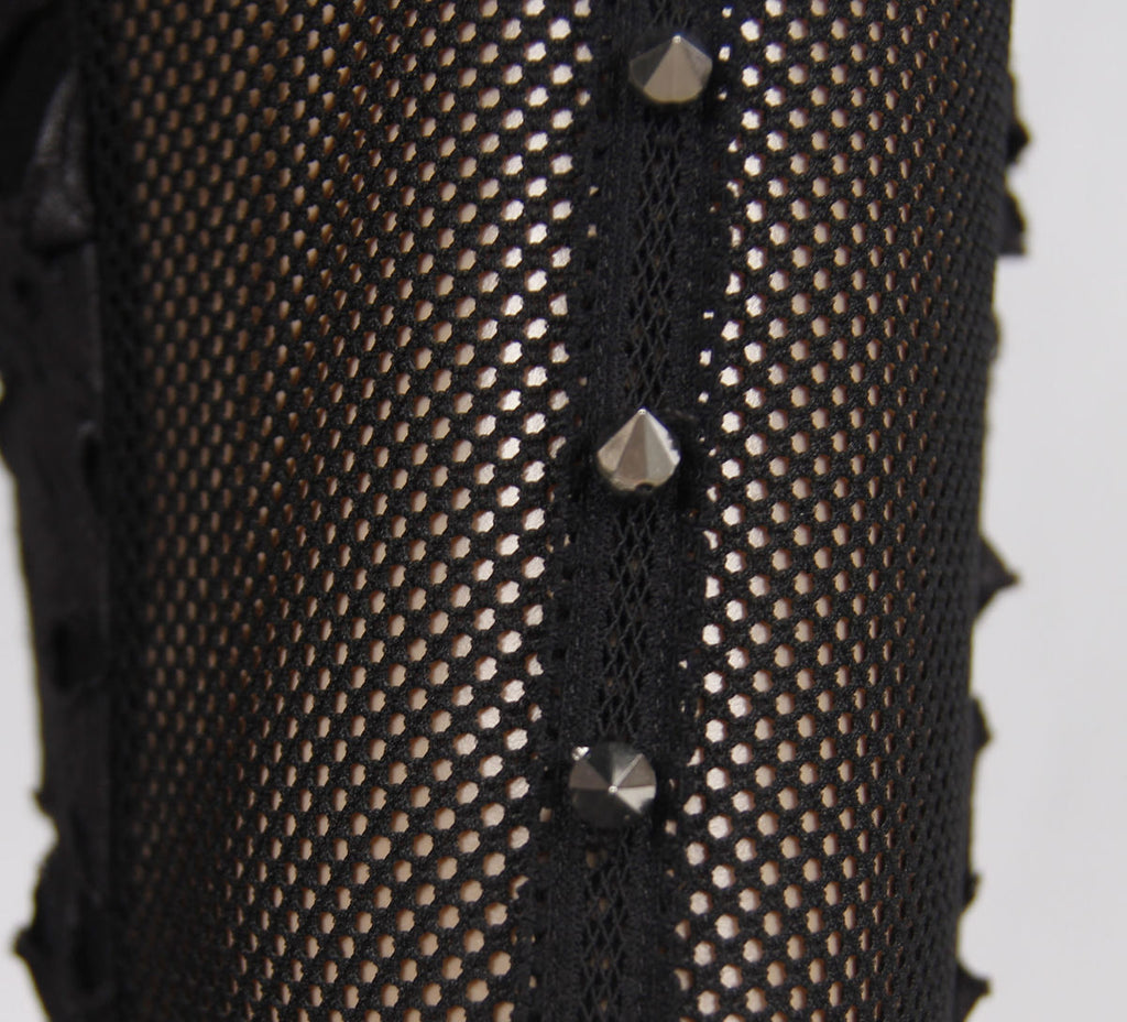 Thigh Net Skeleton Hand Shredded Leggings