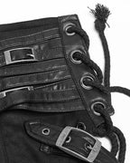 Katana Buckle Side Split Skirt
