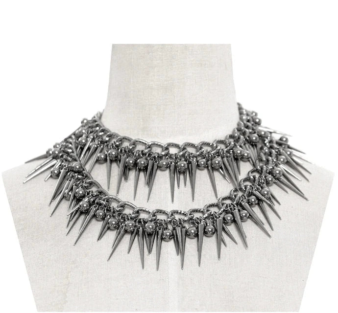 Punk Spiked Necklace