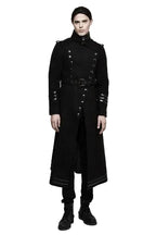 Men’s Military Uniform Belt Long Coat