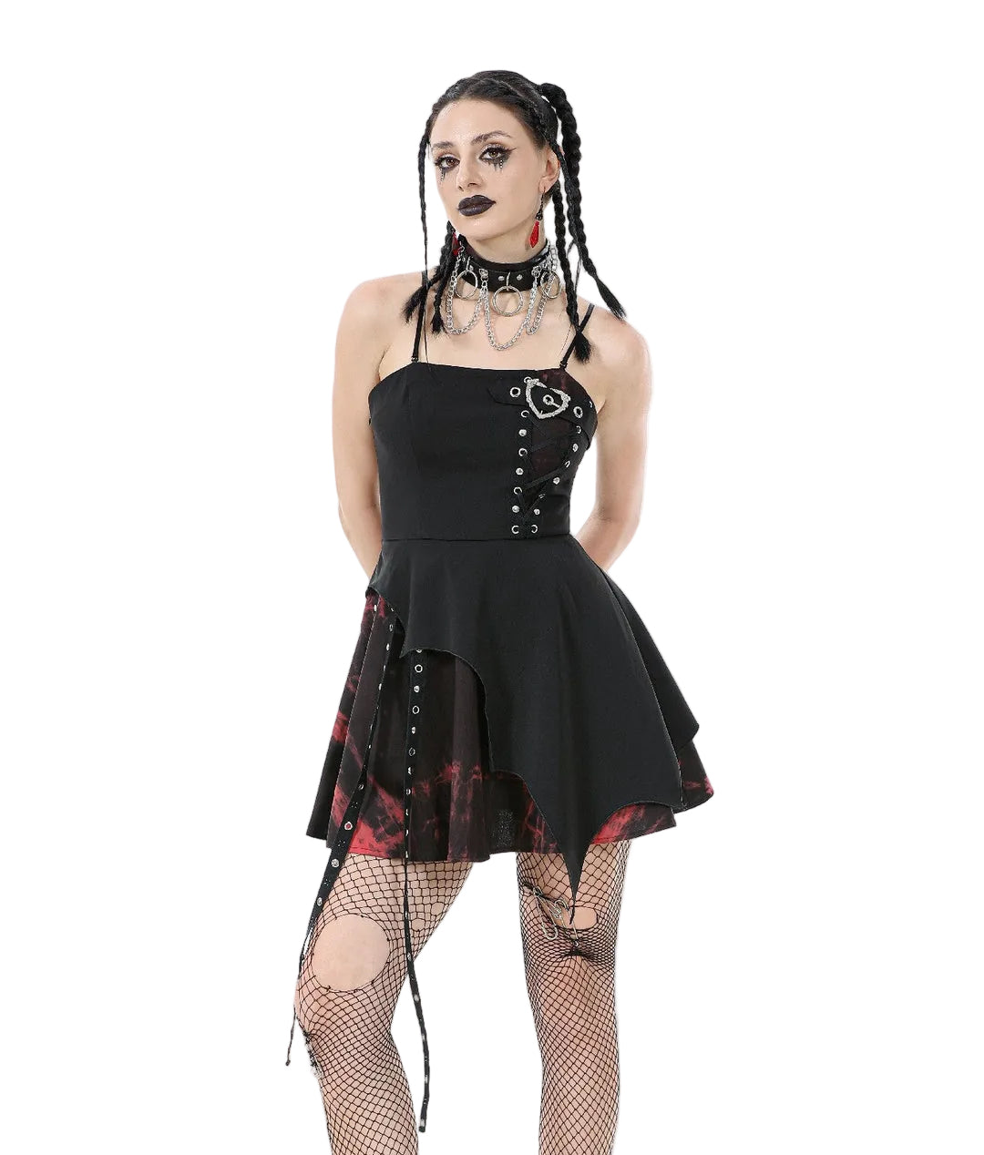 Tie Dye Eyelet Dress