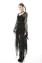 Delicate Laced Maxi Jacket With Belt