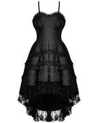 Pleated Frill Big Bow Prom Dress