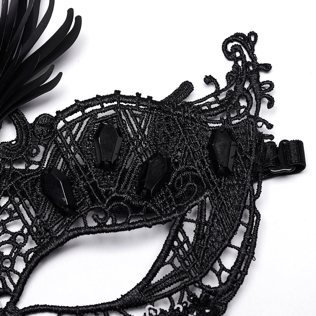 Gothic Fringe Masquerade Mask
