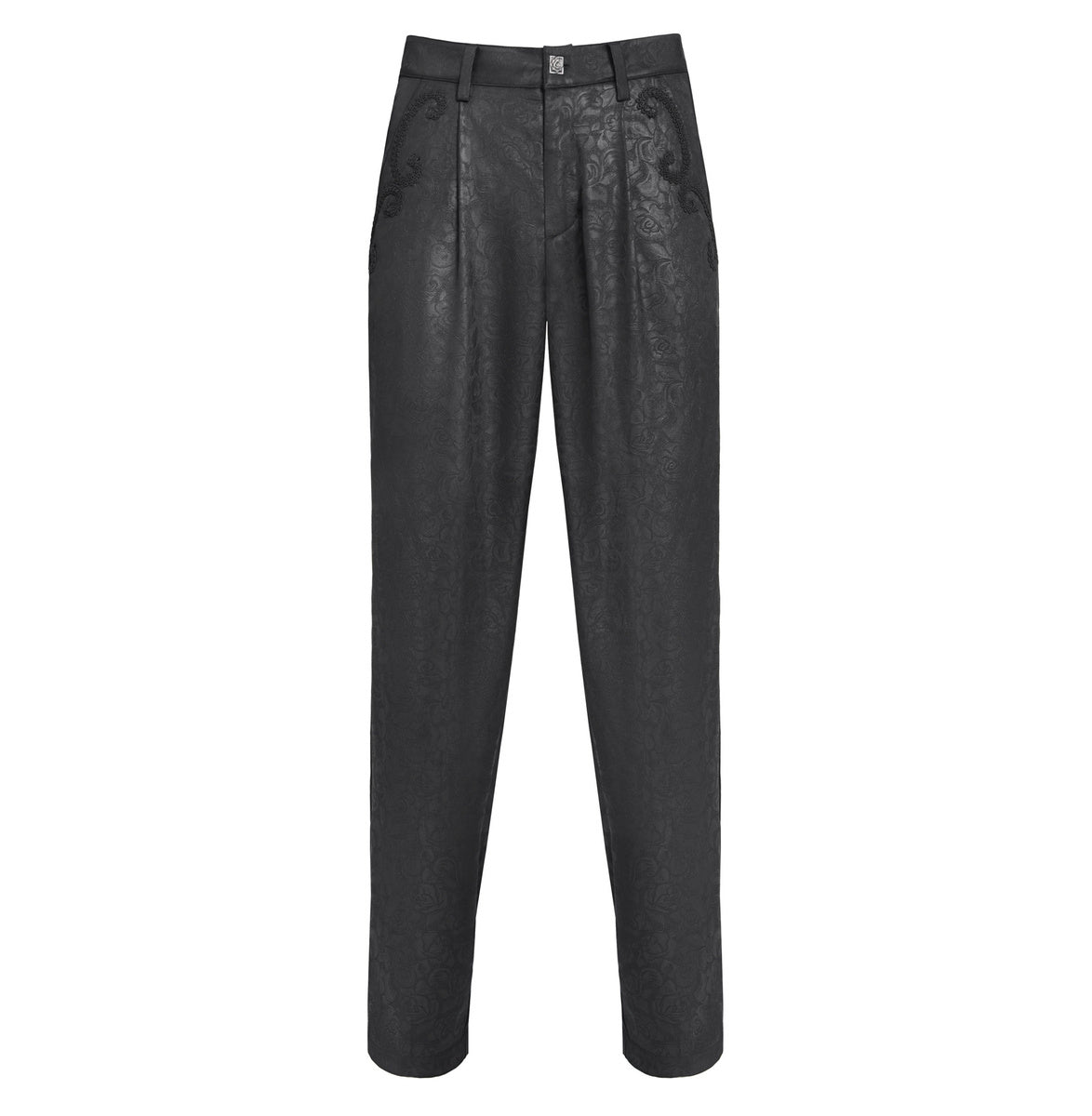 Lightly Patterned Formal Trousers