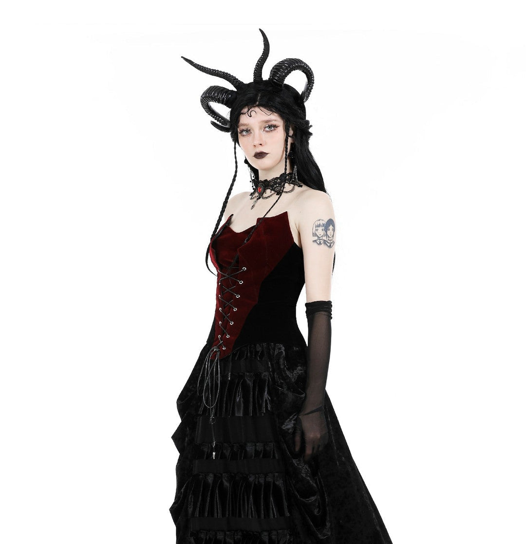Blood Bat Corset Top