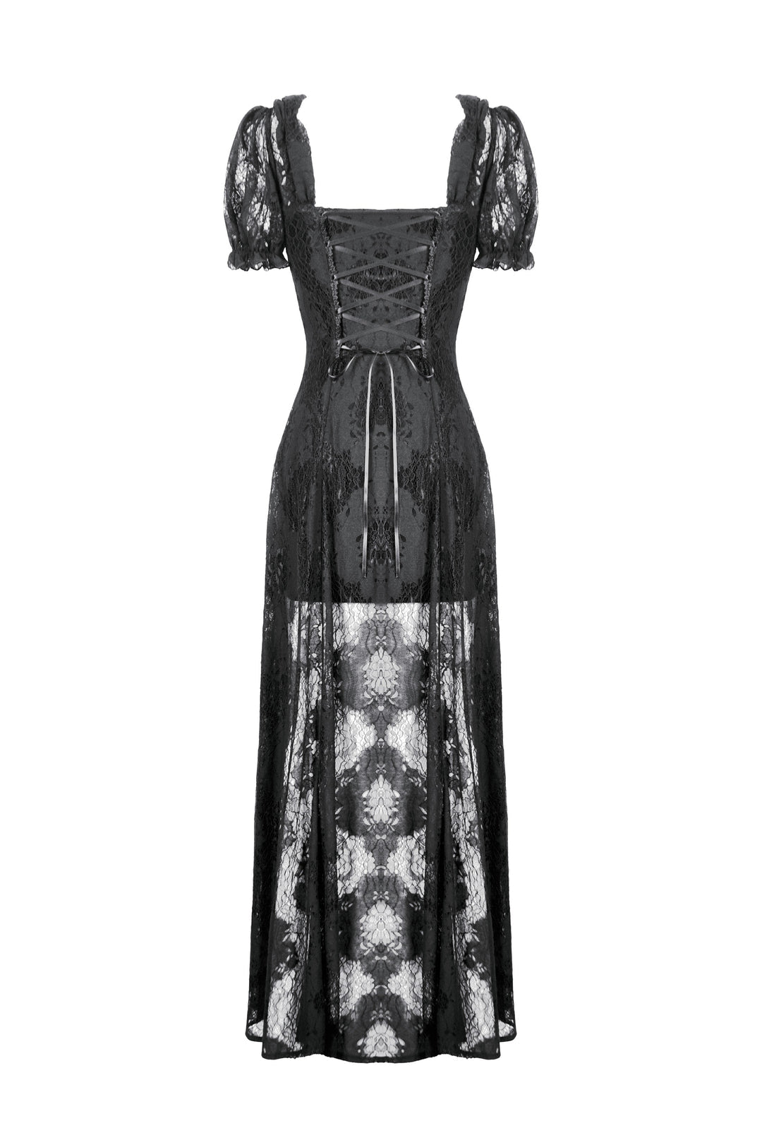 Velvet Lace Skirt Mini Dress