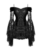 Bat Sleeve Lace Dream Dress