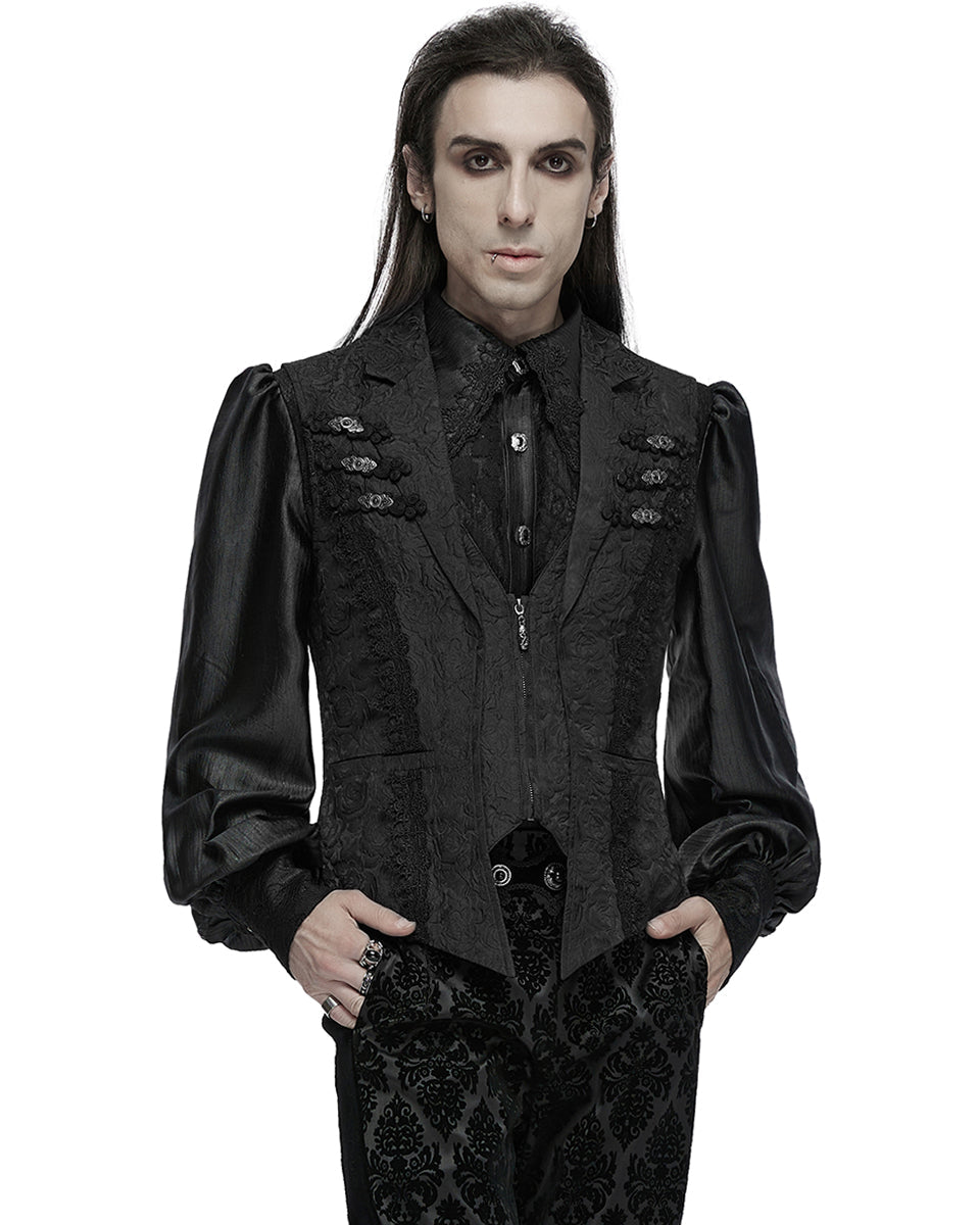 Rose Appliqué Fancy Waistcoat