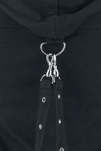 Skeleton Kiss Detachable Strap Hoody