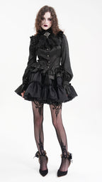 Frilly High Neck Doll Blouse