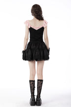 Dolly Ribbon Frill Mini Skirt
