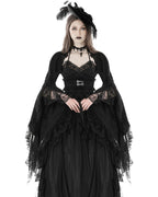 Retro Waist Bell Sleeve Bolero