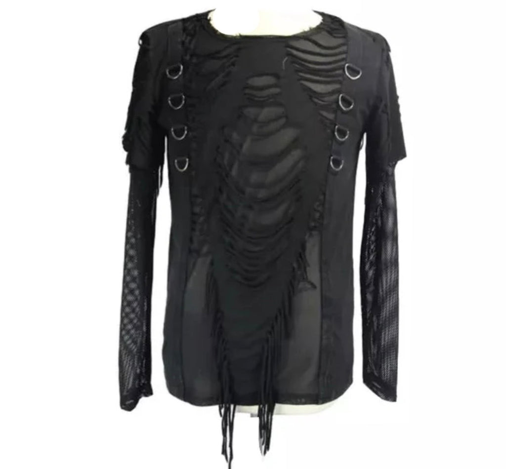 Deathtrap Shredded Tattered Top