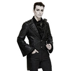 Velvet Feather Jewel Clip On Cravat