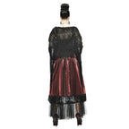 Paisley Print Tassel Shrug